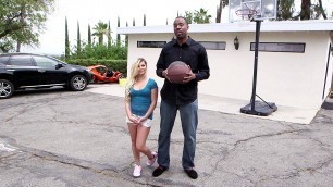 Fun size teen Alex Little came to try the big black dick - Porn Movies - 3Movs